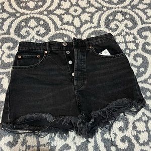 ZARA black Denim shorts